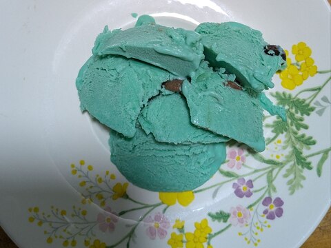 チョコミントアイス